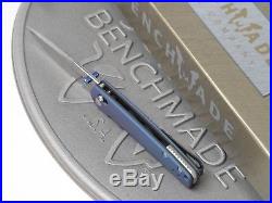 Benchmade 485-171 Valet Gold Class Folding Knife Damascus Titanium Axis #466