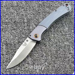 Benchmade BM15080-1 Damascus Folding Knife Portable and Compact