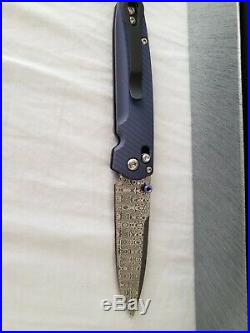 Benchmade GOLD Class 485-171 Valet Damascus Damasteel Folding Knife