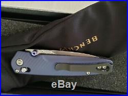 Benchmade GOLD Class 485-171 Valet Damascus Damasteel Folding Knife