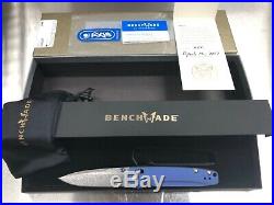 Benchmade GOLD Class 485-171 Valet Damascus Damasteel Folding Knife Brand New