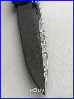 Benchmade GOLD Class 485-171 Valet Damascus Damasteel Folding Knife Brand New
