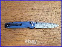 Benchmade Knives 485-171 Valet, Gold Class, Damascus Blade Folding Knife