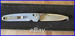 Benchmade Knives 485-171 Valet, Gold Class, Damascus Blade folding knife