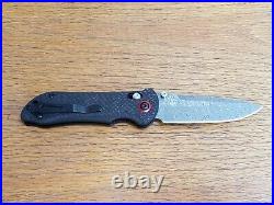 Benchmade Knives 908-161 Stryker II, Gold Class, Damascus Blade Folding Knife