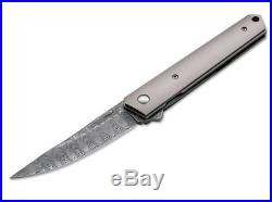 Boker 01bo297dam Boker Plus Kwaiken Damascus Blade Steel Folding Knife