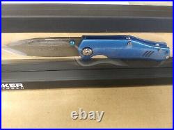 Boker 1969 Camaro Z28-Damast Folding Knife Blue Alum Handle #111101DAM