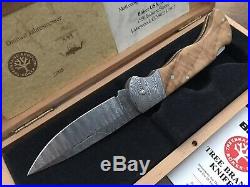 Boker 2005 172/999 Damast Damascus 300 Layers Folding Knife Solingen Germany