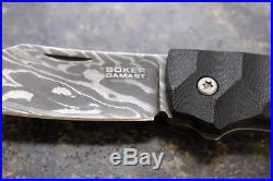 Boker 2010 Special Run 110618DAM Limited Edition Damascus Folding Pocket Knife