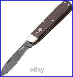 Boker 2018 Annual Lockback Ironwood Folding Damascus Pocket Knife 1132018DAM