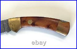 Boker Annual Damascus 1984 Folding Knife Limited 204/999 Thuya Wood Germany