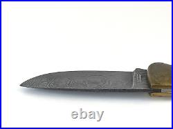 Boker Annual Damascus 1984 Folding Knife Limited 204/999 Thuya Wood Germany