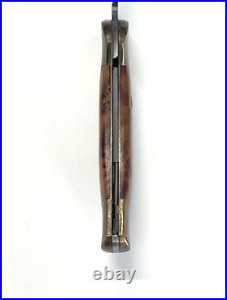 Boker Annual Damascus 1984 Folding Knife Limited 204/999 Thuya Wood Germany