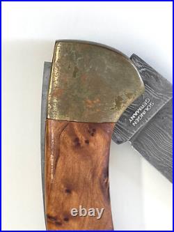 Boker Annual Damascus 1984 Folding Knife Limited 204/999 Thuya Wood Germany