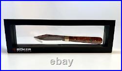 Boker Annual Damascus 2020 New in Sealed Original Box Damascus & Curly Birch