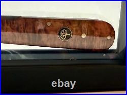 Boker Annual Damascus 2020 New in Sealed Original Box Damascus & Curly Birch