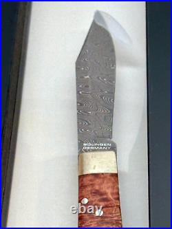 Boker Annual Damascus 2020 New in Sealed Original Box Damascus & Curly Birch