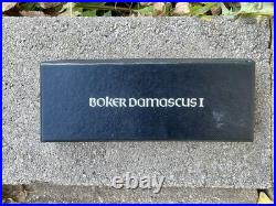 Boker Damascus 1 Folding Pocketknife #86 Of 500 Made In Solingen Germany