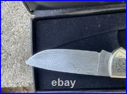 Boker Damascus 1 Folding Pocketknife #86 Of 500 Made In Solingen Germany