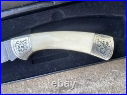 Boker Damascus 1 Folding Pocketknife #86 Of 500 Made In Solingen Germany