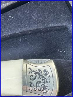 Boker Damascus 1 Folding Pocketknife #86 Of 500 Made In Solingen Germany