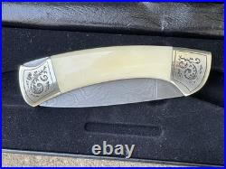 Boker Damascus 1 Folding Pocketknife #86 Of 500 Made In Solingen Germany