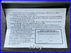 Boker Damascus 1 Folding Pocketknife #86 Of 500 Made In Solingen Germany