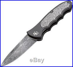 Boker Folding Pocket Knife New Leopard Damascus III Linerlock 110239DAM