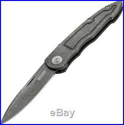 Boker Gorski Interlock Damascus Steel Handle & Blade Folding Knife 111621DAM