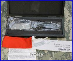 Boker Haddock Damascus Collector Box 110617DAM Folding Knife SEE DESCRIPTION