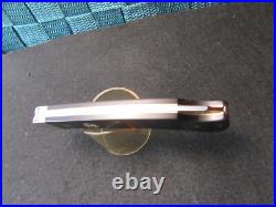 Boker Limited Edition Ebony, Damascus Fellow Lockback Mint in Wood box