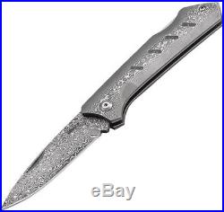 Boker Plus Damascus Steel Dominator Lockback Folding Blade Knife P01BO511DAM
