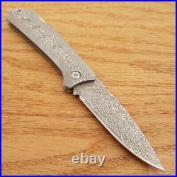 Boker Plus Dominator Lockback Folding Knife 3.25 Damascus Steel Blade Damascus