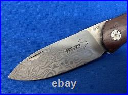 Boker Plus Exskelibur II Cocobolo Damascus Folding Knife