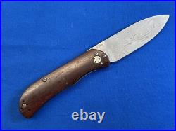Boker Plus Exskelibur II Cocobolo Damascus Folding Knife