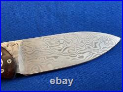 Boker Plus Exskelibur II Cocobolo Damascus Folding Knife