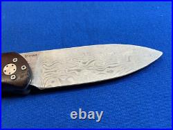Boker Plus Exskelibur II Cocobolo Damascus Folding Knife