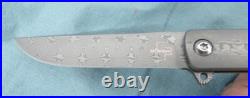 Boker Plus Knife 01BO358DAM Gemma Damast All Damascus Flipper Framelock