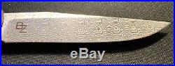 Boker Plus Urban Trapper Damascus Steel Titanium Folding Knife P01BO739DAM MINT
