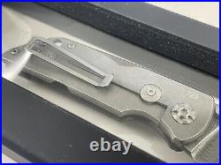 Boker Sherman M4 Pocket Knife Chad Nicholes Damascus Burlap Micarta Scale #723