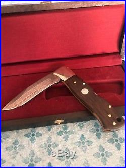 Boker Tree Damascus Steel Folding pocket knife priced to sell