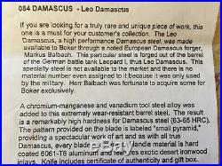 Boker leo damascus folding knife