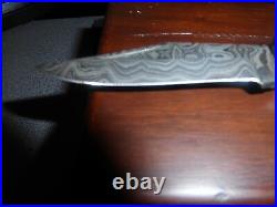 Brett Martin Custom Hand-Made-Damascus Blade-Folding Knife-NIWB! Must See