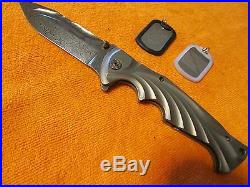 Brian Tighe Breaker Damascus Custom Folding Knife