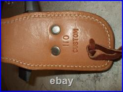 Buck 110 X Jigged Bone, Damascus Knife 1990's With Custom Sheath, Rare Deal, L@@k