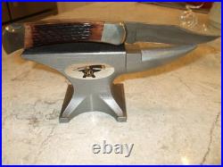 Buck 110 X Jigged Bone, Damascus Knife 1990's With Custom Sheath, Rare Deal, L@@k