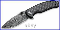 CIVIVI Civc2020ds1 Pintail Damascus Cf Handle Linerlock Folding Knife