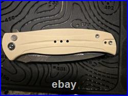 CIVIVI Incindie Button Lock Flipper Knife Ivory G-10 (3.5 Damascus) C23053-DS1