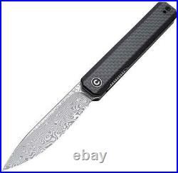 CIVIVI Knives Civc2003ds1 Exarch Linerlock Front Flipper Damascus Folding Knife