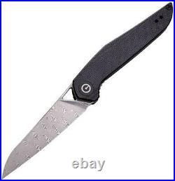 CIVIVI Knives Civc905ds Mckenna Damascus Steel G10 Elijah Isham Folding Knife